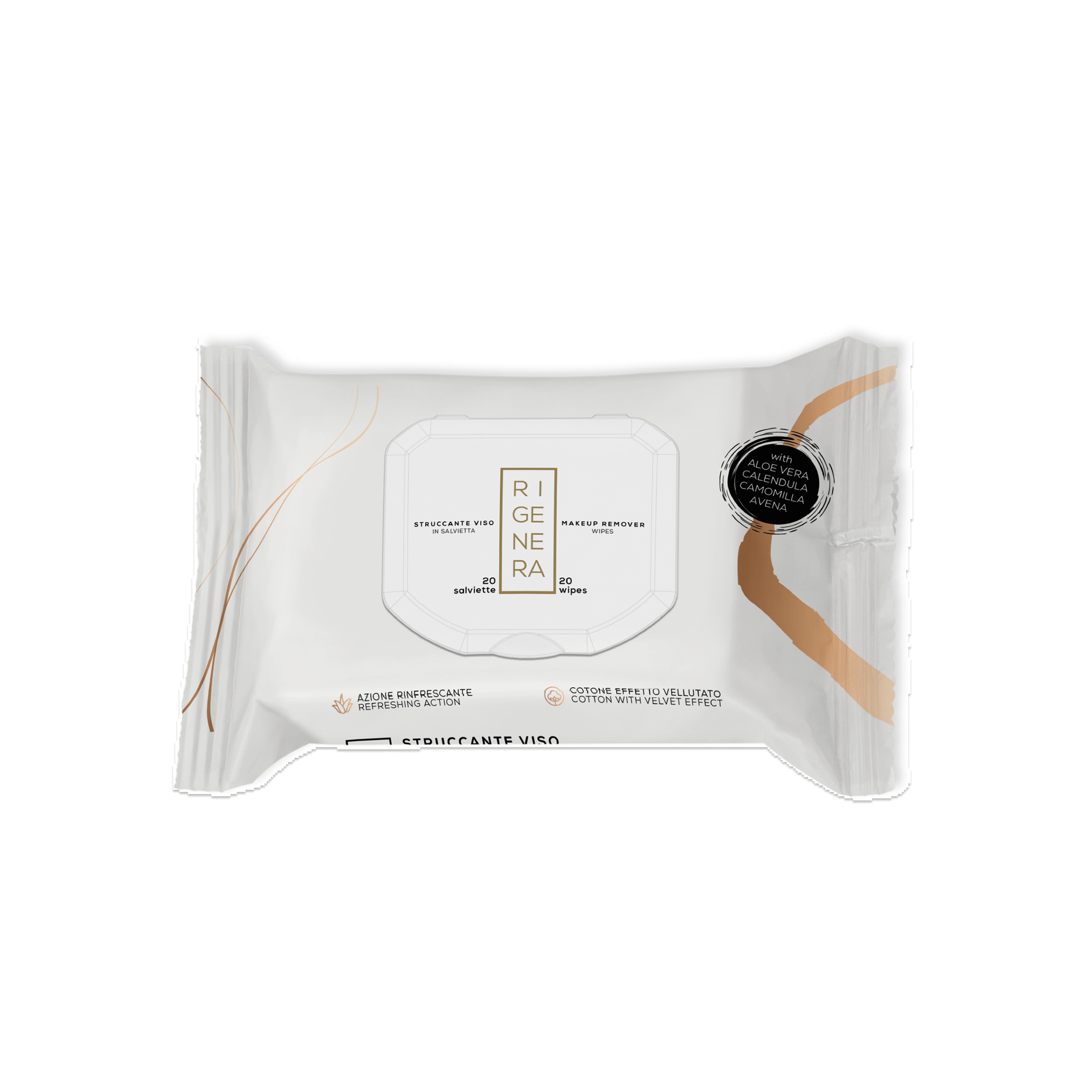 struccante viso in salvietta skincare